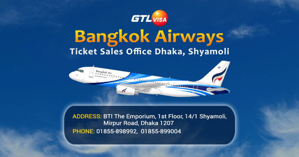 Bangkok airways ticket office dhaka