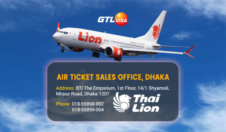 Thai lion air ticket office dhaka